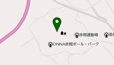 航空自衛隊恩納分屯基地の地図画像