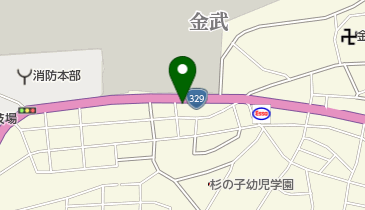 金武金物店の地図画像