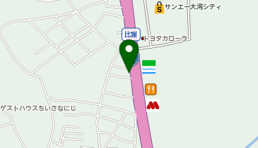 レオン理容室読谷店の地図画像