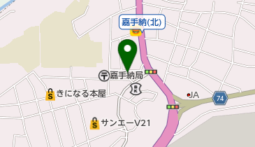 おおしろ衣料品店の地図画像