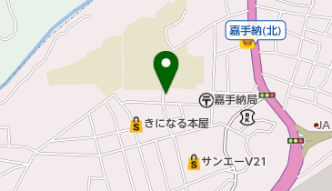 嘉手納幼稚園の地図画像