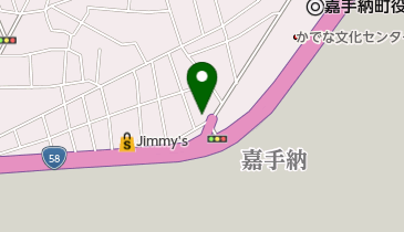 渡久地部品店の地図画像