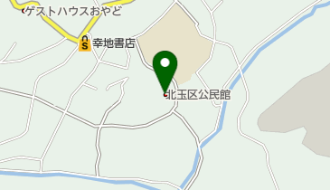 北玉区公民館の地図画像