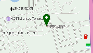 砂辺公民館の地図画像