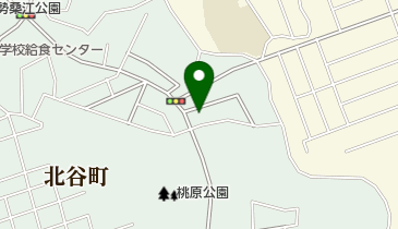 北谷桃原公民館の地図画像