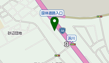 田場自動車商会の地図画像