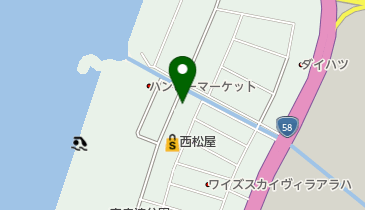 株式会社オキショウ中部支店の地図画像