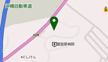 照屋自動車整備工場の地図画像