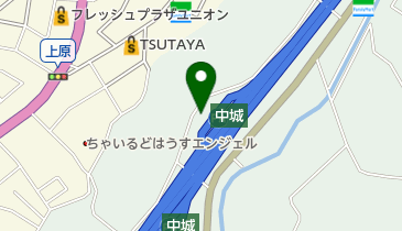 沖縄自動車道中城パーキングエリア 下り線売店の地図画像