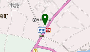 我謝自動車整備工場の地図画像