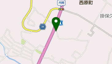 与古田自動車販売の地図画像