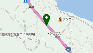 仲里砂販売所の地図画像