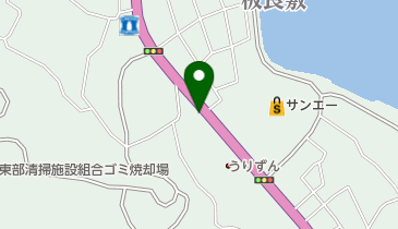 仲松自動車修理工場の地図画像