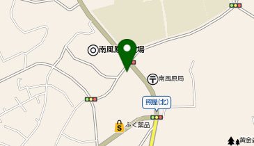 大城衣料品店の地図画像