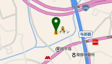ボディショップイオン南風原ショッピングセンターの地図画像