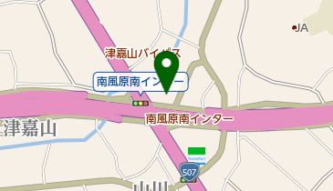 南部スバル自動車の地図画像