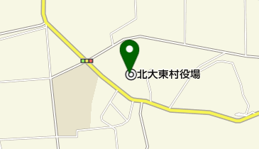 北大東小中学校給食室の地図画像