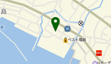 コープおきなわ久米島事業所の地図画像