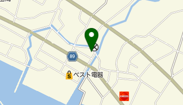 久米建設株式会社の地図画像