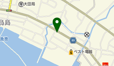 玉寄スーパーの地図画像
