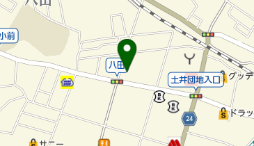 楠葉堂の地図画像