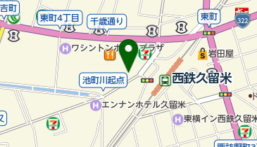 VS28スキンケアスタジオBALIIN久留米の地図画像