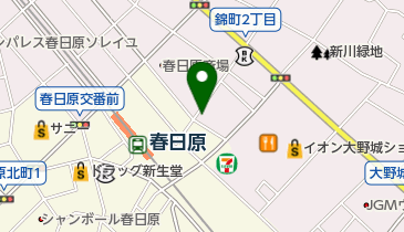 シーボン・フェイシャリストサロン春日原店の地図画像