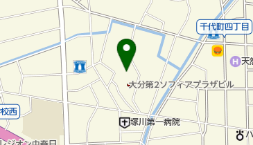 大分県後期高齢者医療広域連合の地図画像