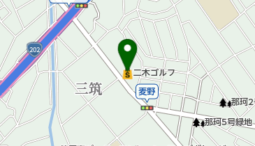 二木ゴルフ博多麦野店の地図画像