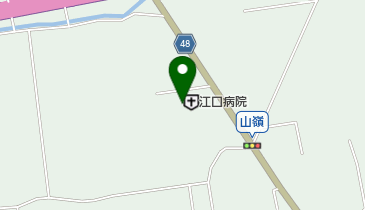 江口病院 デイケア三日月の地図画像