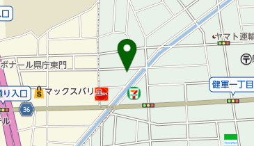 はざま整体院の地図画像