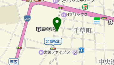 ひまわり調剤薬局県病院前千草店の地図画像