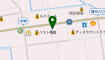 タイヤセンター宮若の地図画像