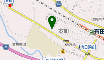 山口ガラス店の地図画像