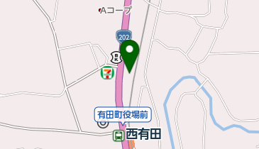 田内商会中古車展示場の地図画像