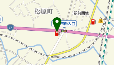 有田物産宇土セルフ給油所の地図画像