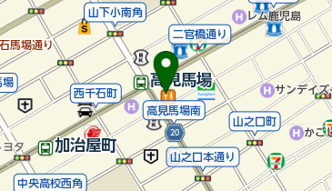 総合資格学院鹿児島校の地図画像