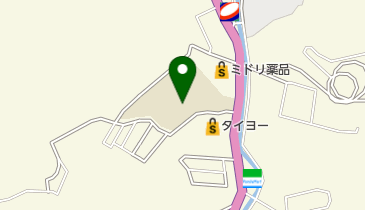 名瀬中学校屋内プールの地図画像