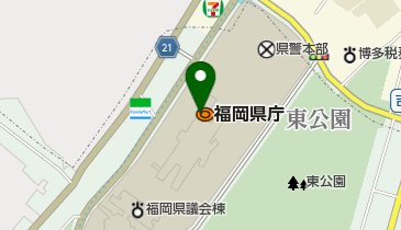 自治労福岡県職員労働組合の地図画像