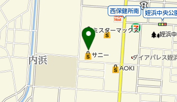 きょくとうペリカン倶楽部 サニー姪浜店の地図画像