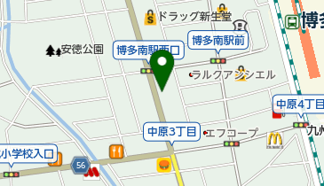 なかばる整骨院の地図画像