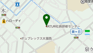 JR九州社員研修センターの地図画像