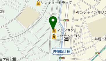 せんたく美来館マルショク一枝店の地図画像