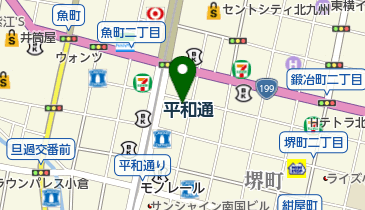 五臓六腑小倉店の地図画像