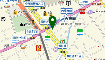 MRT博多の地図画像
