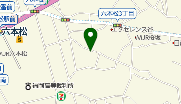 カイセイ薬局六本松店の地図画像