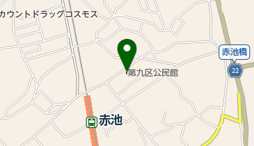 赤池町第九区会公民館の地図画像