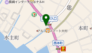 理容室あん 水主町店の地図画像