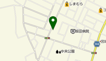 高鍋新緑ゼミナールの地図画像