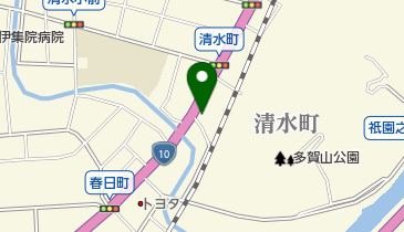 内山理容の地図画像